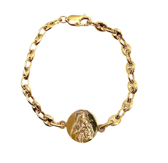 PULSERA DORADA ESCAPUALRIO FINA