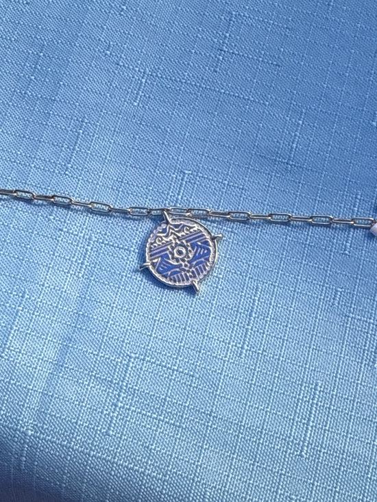 Pulsera triple Cadena y piedras