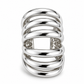 Anillo de 6 aros de plata ancho