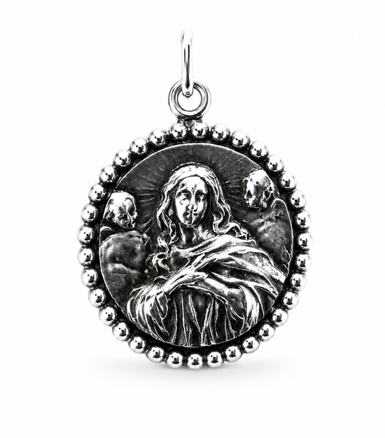 MEDALLA PLATA INMACULADA ORLA PERLITAS DE PLATA 20