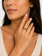 Anillo de oro amarillo y Tsavoritas