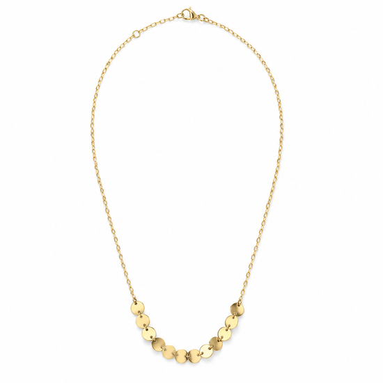 Gargantilla de oro con chapitas mini
