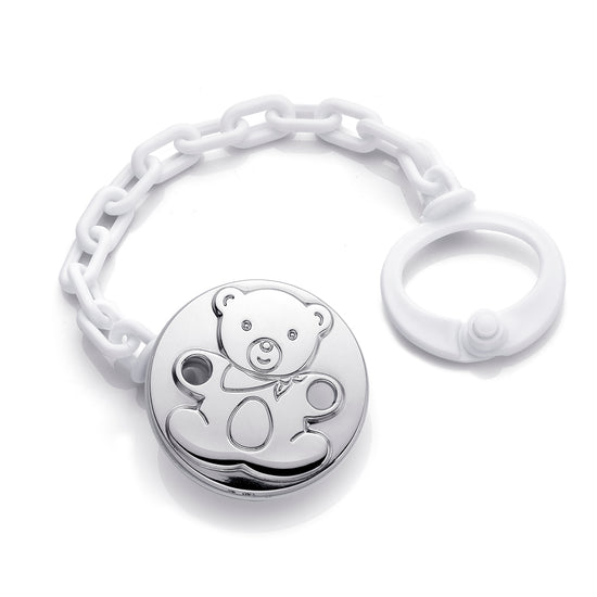 ROUND BEAR PACIFIER HOLDER