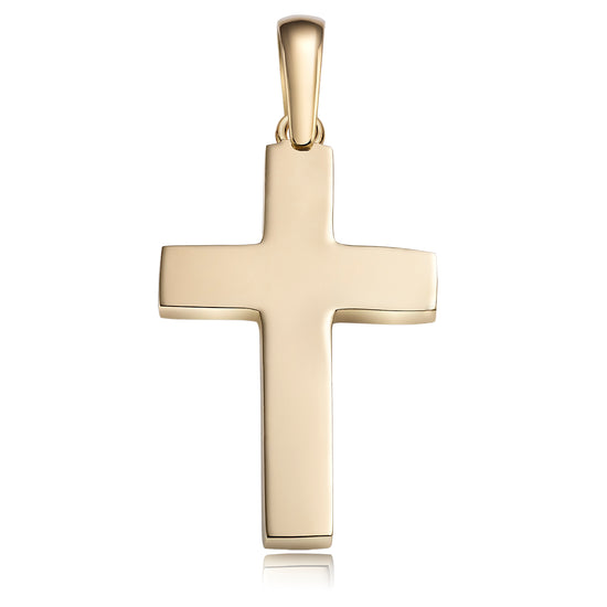 GOLD FLAT CROSS