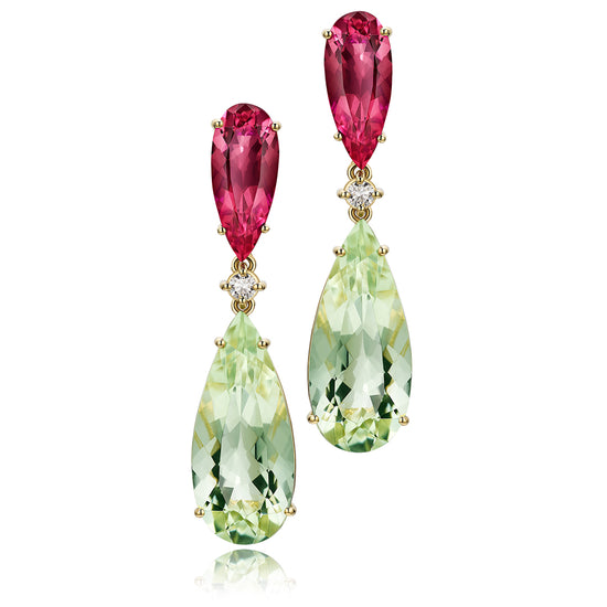 PENDIENTES CREPUSCULO VERDE