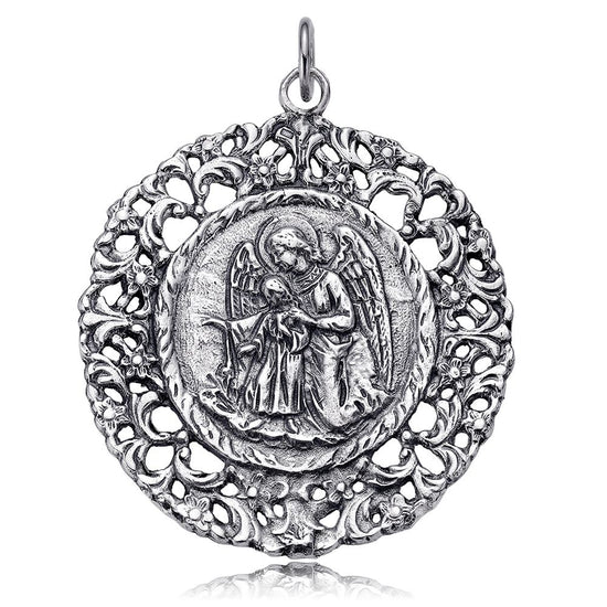 GUARDIAN ANGEL CRIB MEDAL