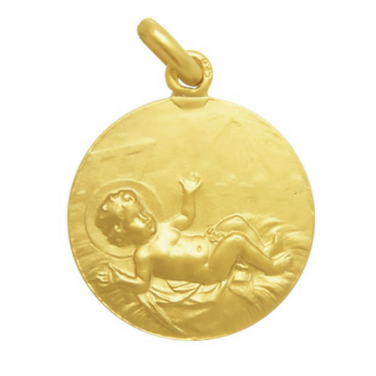 Medalla de oro del Niño entre pajas