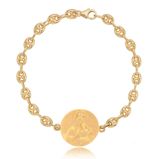 GOLD SCAPULAR BRACELET