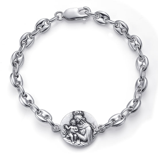 PULSERA ESCAPULARIO VIRGEN LADEADA